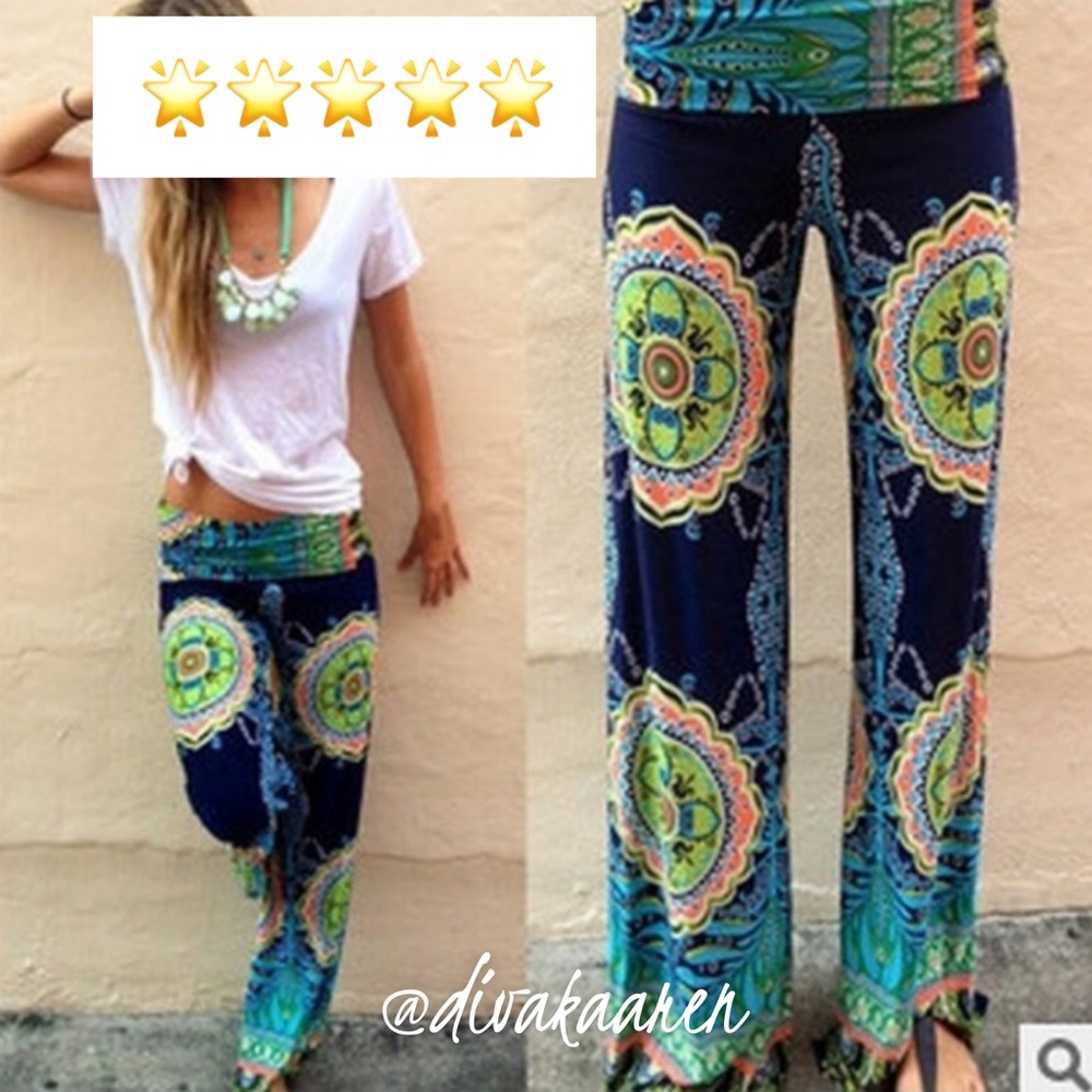 Yoga Pants /Trendy /Beach Slacks - Picture 2 of 8